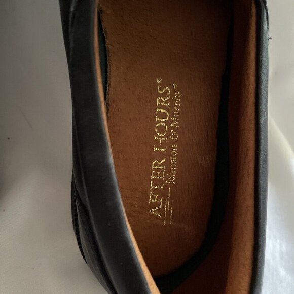 Johnston & Murphy After Hours Black Leather Loafers Mens Size 6M Comfortable & D - Picture 3 of 12